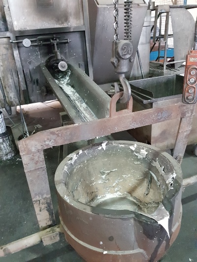 casting aluminum anode